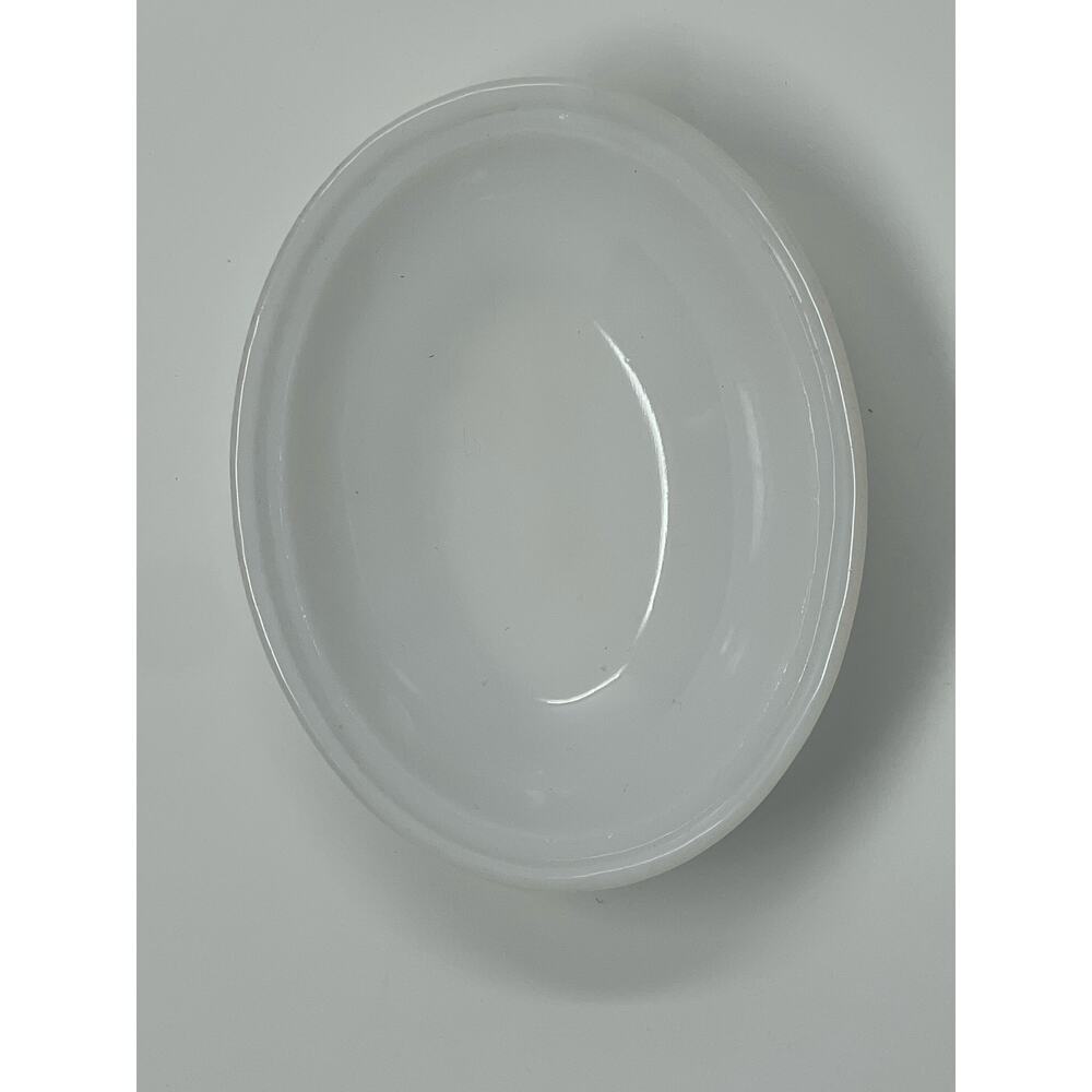 Vintage Hazel Atlas White Milk Glass Hen on Nest Dish - Picture 7 of 9